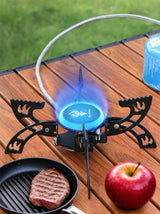 Folding 3800W UFO Camping Stove Black Camp Cooking - Tophatter Daily Deals