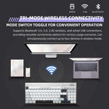 Wireless Low Profile Mechanical Keyboard 98 Keys PBT - Tophatter Daily Deals