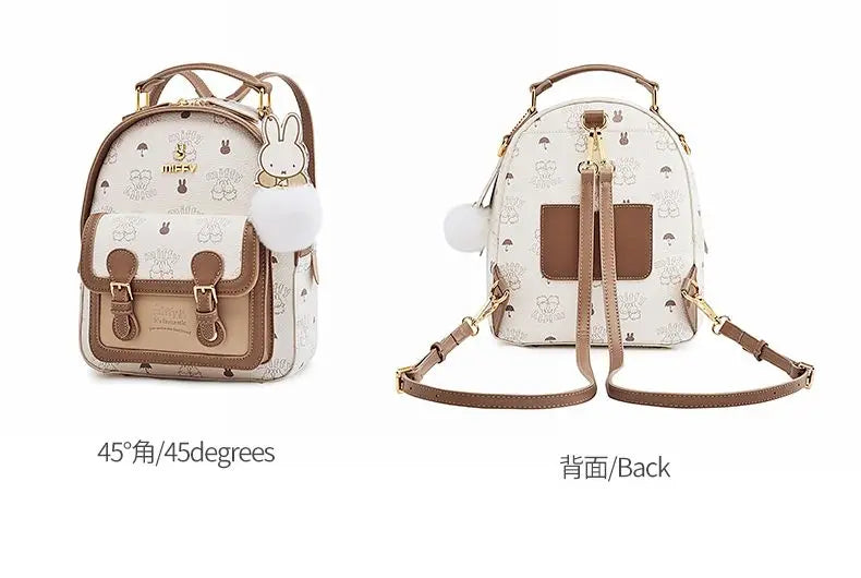 Miffy PU Leather Backpack Animals - Tophatter Daily Deals