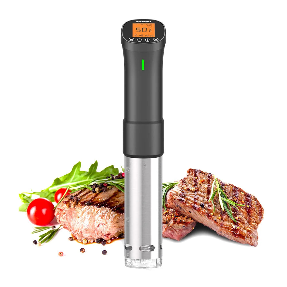 INKBIRD Culinary Sous Vide ISV-200W Wi-Fi Precision Cooker Powerful&Durable Immersion Circulator with Stainless Steel Components - Tophatter Daily Deals