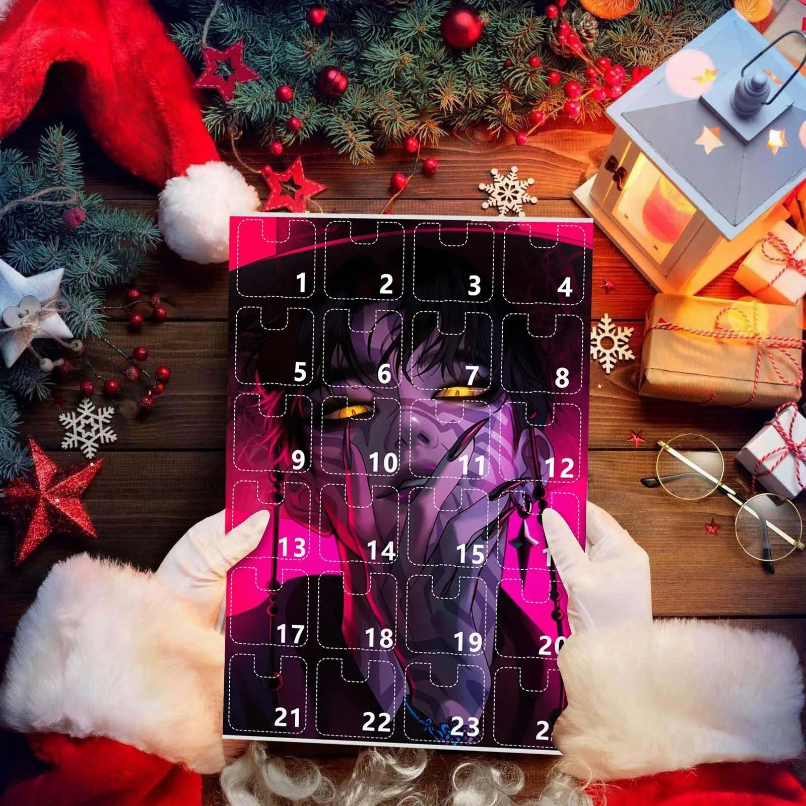 Kpop Advent Calendar 24 Day Demon Hunters Keychain Gift - Tophatter Daily Deals