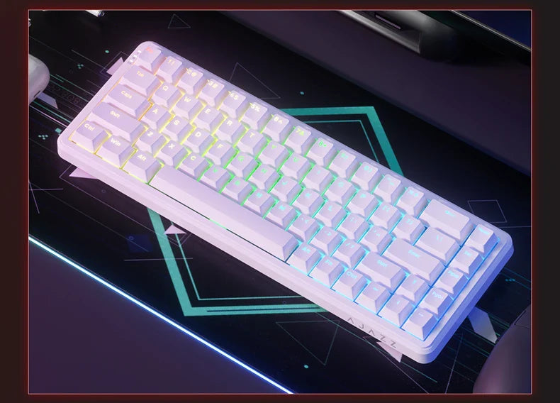 Mechanical Keyboard Sixty Mini Wireless ARGB Magnetic Hall - Tophatter Daily Deals