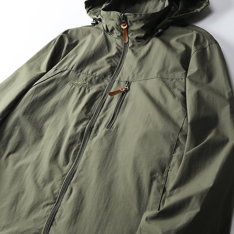 Waterproof Mens Tactical Jacket - Hooded, Lightweight - Tophatter Daily Deals