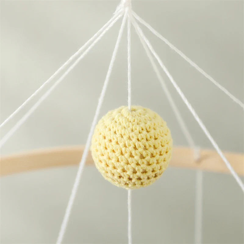 Hot Air Balloon Crib Mobile Newborn Sensory Toys Soothing - Tophatter Daily Deals