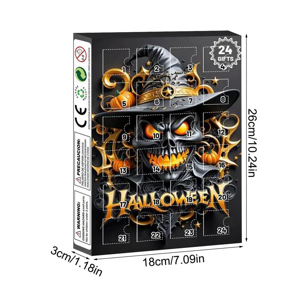 Halloween Advent Calendar 24 Days Tabletop Decor Collectible - Tophatter Daily Deals