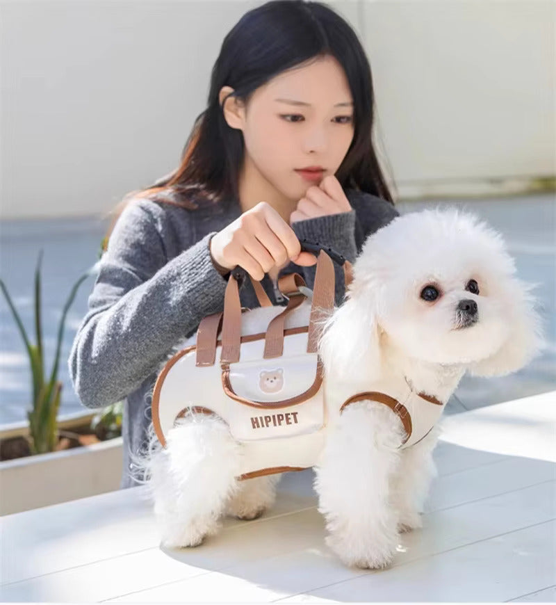 Small Dog Whole Body Lift Harness Pet Backpack Dog Mobility Harnesses - Tophatter Daily Deals