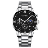 4PCS Men's Stainless Steel Quartz Watch Set (W118-A) Apparel & Accessories > Jewelry > Watches - Tophatter Daily Deals