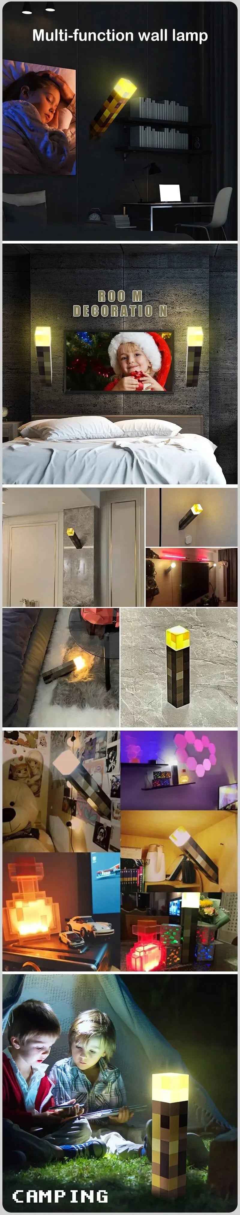 Brownstone Torches Flashlight LED Night Light USB Rechargeable Bedroom And Living Decorative Light With Buckle Kids Gift - Tophatter Daily Deals