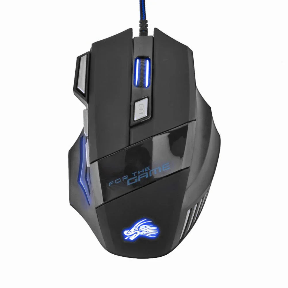 Usb Wired Gaming Mouse 7 Button Backlit Ergonomic Comfort - Tophatter Daily Deals
