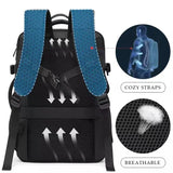 Expandable Travel Backpack Black Backpacks - Tophatter Daily Deals