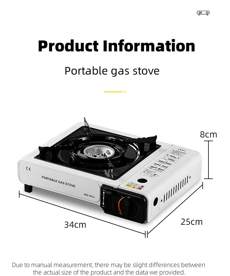 Portable Camping Cartridge Stove White Camp Cooking - Tophatter Daily Deals