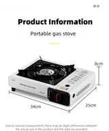 Portable Camping Cartridge Stove White Camp Cooking - Tophatter Daily Deals