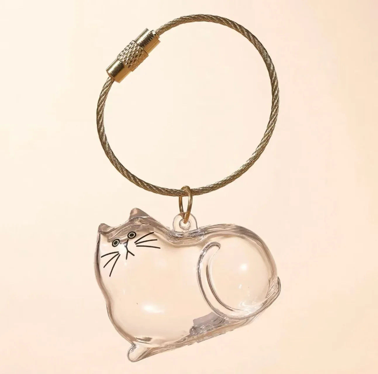 Dog Hair Keepsake Keychain Pendant Clear Resin Charm M1 - Tophatter Daily Deals