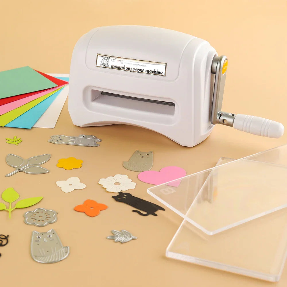 Die Cutting Machine Mini Handheld For DIY Scrapbooking - Tophatter Daily Deals