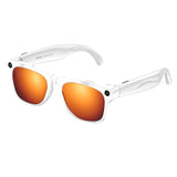 Smart AI Camera Glasses Bluetooth Call Voice Assistant White tea - Tophatter Daily Deals