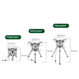 High Power Camping Burner 4360W Silver Camp Cooking - Tophatter Daily Deals