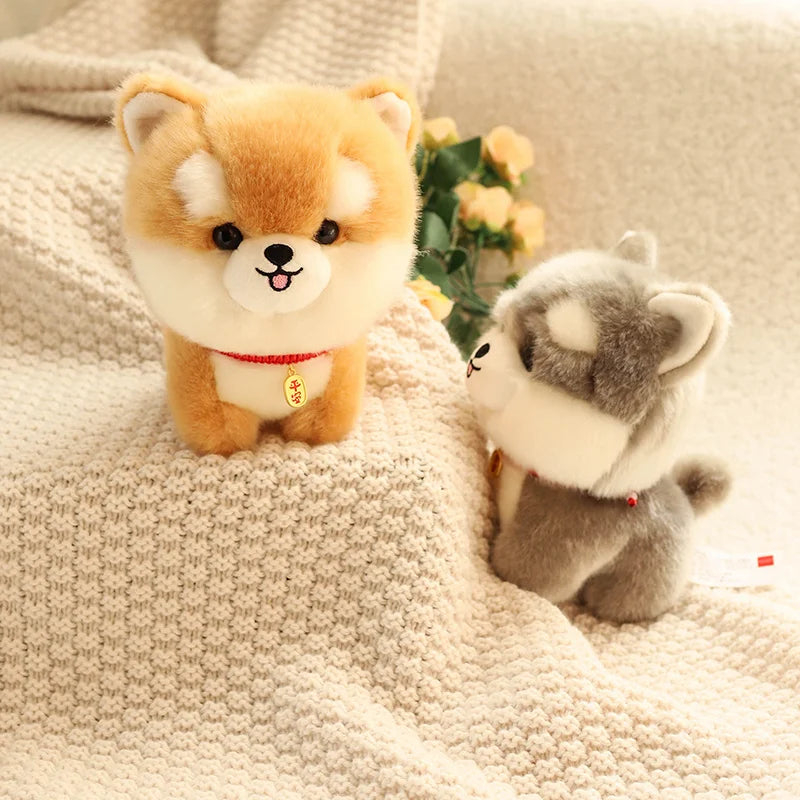 Corgi Dog Plush Toy Stuffed Animal Shiba inu ChowChow Yorkshire Bichon Husky Plush Animals - Tophatter Daily Deals