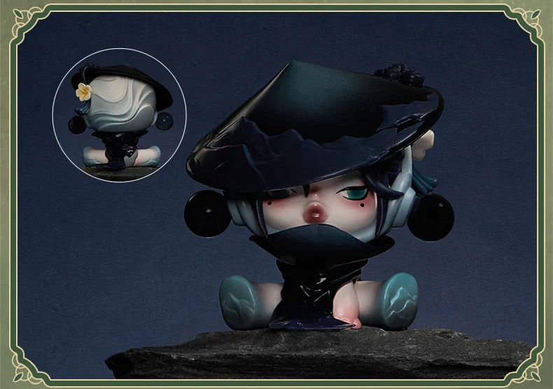 Genuine Pop Mart Skullpanda The Ink Plum Blossom Series Blind Box Mythical - Tophatter Daily Deals