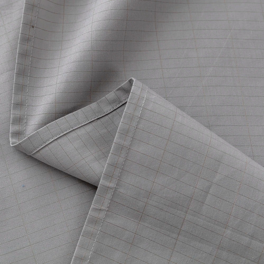 Earthing Grounding Fitted Sheet Cotton Silver Plug Included Dark Gray - Tophatter Daily Deals