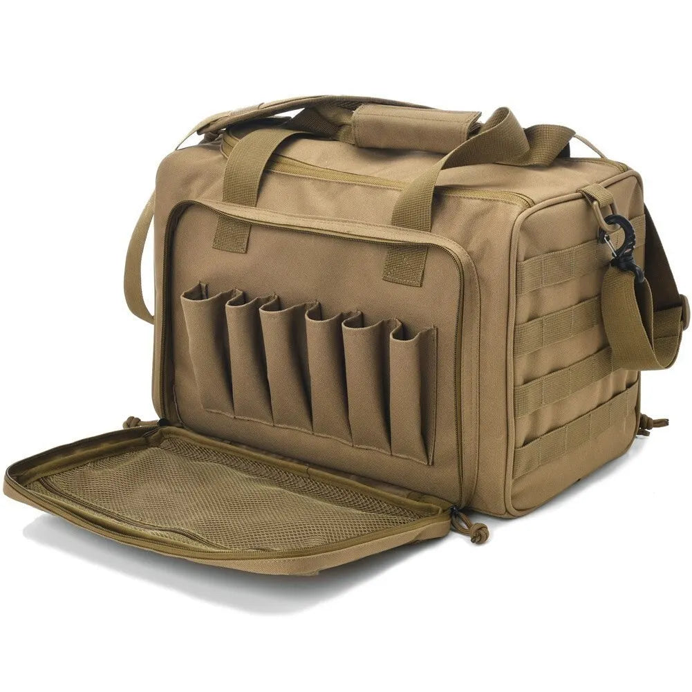 MOLLE Storage Bag Outdoor Shoulder Pack Khaki Duffel Bags - Tophatter Daily Deals