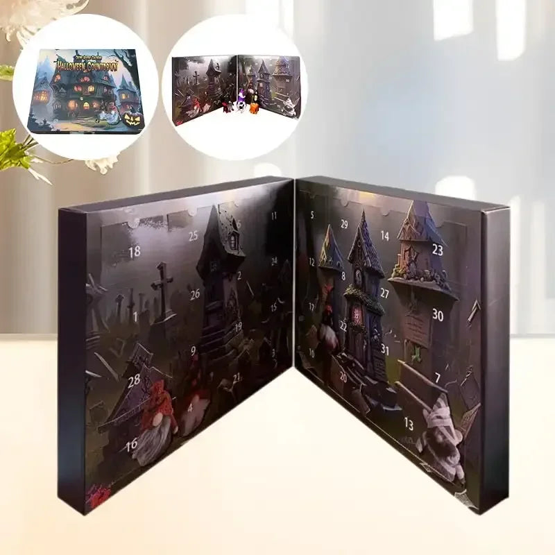 Halloween Advent Calendar Blind Box 31 Day Gnome Countdown - Tophatter Daily Deals