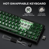 Mechanical Keyboard M67 67 Key Gasket Hot Swappable RGB - Tophatter Daily Deals
