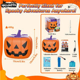 Pumpkin Bubble Machine Halloween 2025 With Lights Sound - Tophatter Daily Deals