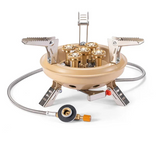 High-Pressure Camping Gas Stove Khaki Camp Cooking - Tophatter Daily Deals