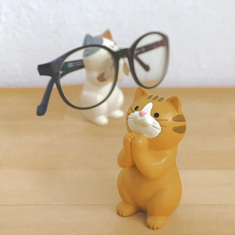 Kawaii Cat Glasses Holder Animals - Tophatter Daily Deals