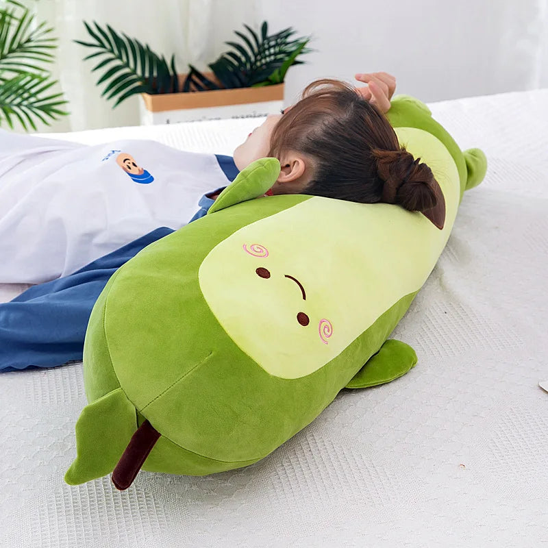 Squishy Avocado Long Plush Food - Tophatter Daily Deals