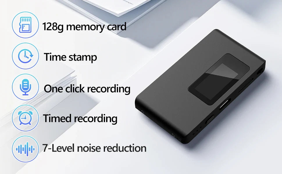 Mini Digital Discreet Voice Recorder For Kids Pocket - Tophatter Daily Deals