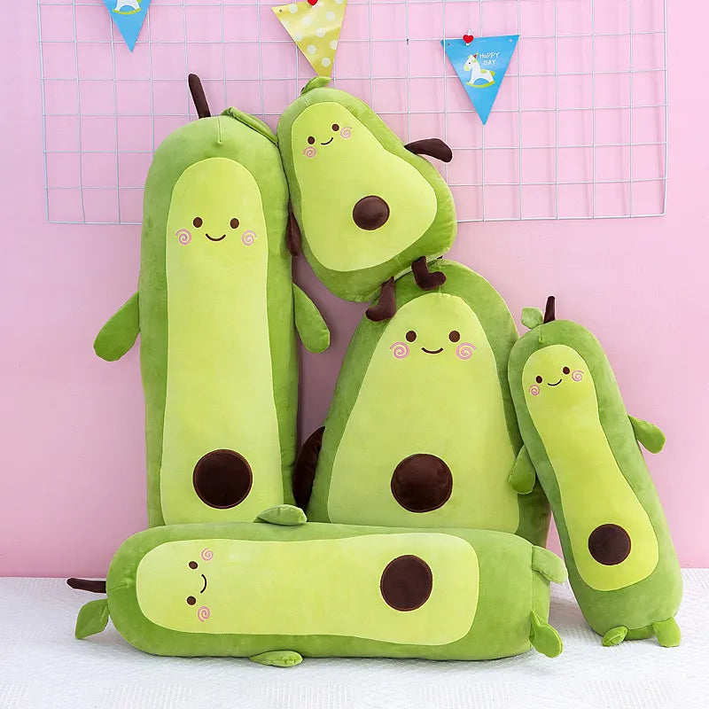 Squishy Avocado Long Plush Food - Tophatter Daily Deals