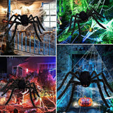 Halloween Spider Web Triangle Lawn Decor 2025 Haunted Prop - Tophatter Daily Deals