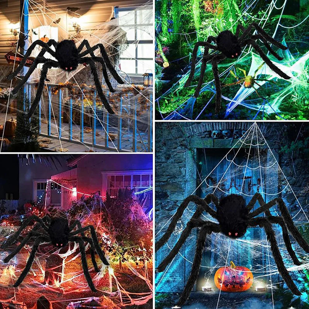 Halloween Spider Web Triangle Lawn Decor 2025 Haunted Prop - Tophatter Daily Deals