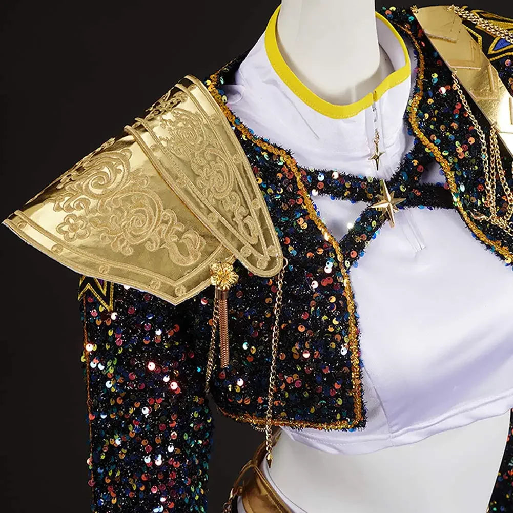 Lightweight Girls Cosplay Costume - Sequin Jacket, Polyester - Tophatter Daily Deals