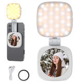 Magnetic Selfie Light Compatible with MagSafe iPhone White Magnetic Selfie Lights - Tophatter Daily Deals