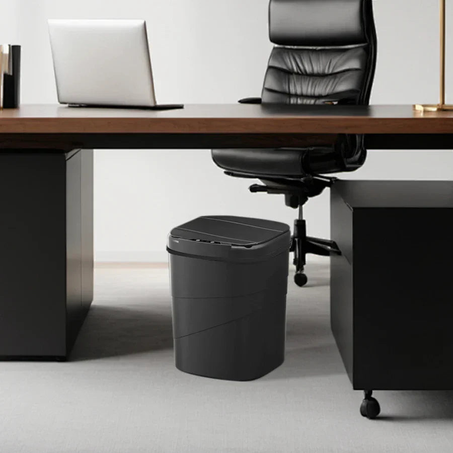 Touchless Sensor Trash Can Battery Powered Hygienic Home - Tophatter Daily Deals