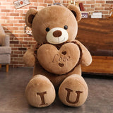 Giant Plush Bear Love Heart Teddy Birthday Anniversary Gift - Tophatter Daily Deals