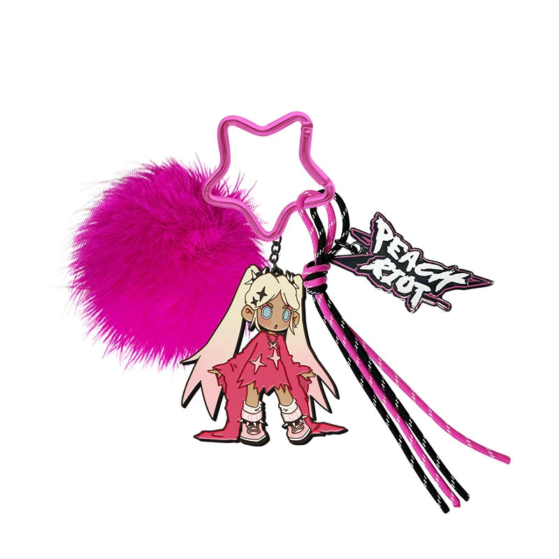 Genuine Pop Mart Lil Peach Riot: Loading! Series - Key Chain POPPY Outer Space - Tophatter Daily Deals