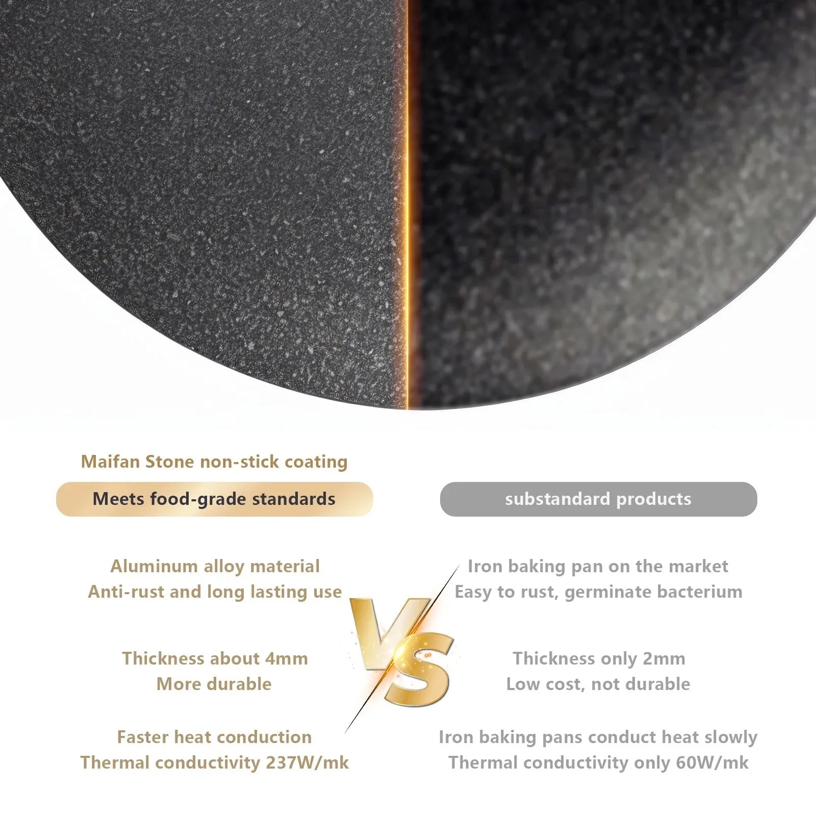 Outdoor BBQ Grill Pan Non-Stick Black Camp Cooking - Tophatter Daily Deals
