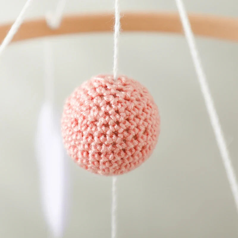 Baby Crib Mobile Wooden Musical Newborn Sensory Toys - Tophatter Daily Deals