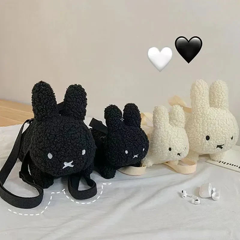 Miffy Fluffy Plush Shoulder Bag Animals - Tophatter Daily Deals