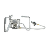3240W Windproof Split Gas Burner Silver Camp Cooking - Tophatter Daily Deals
