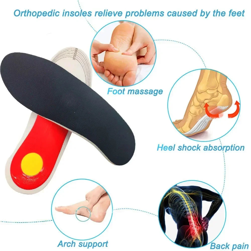 Orthopaedic Shock Absorbing Insoles With Arch Support Plantar Fascia Insole - Tophatter Daily Deals