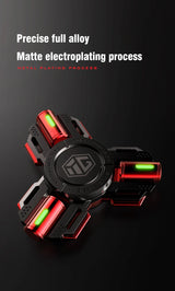 Glow Fidget Spinner Alloy EDC Long Spin Stress Relief - Tophatter Daily Deals