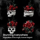 Skull Bouquet Building Set Gothic Home Decor Halloween - Tophatter Daily Deals
