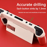Steam Deck Case Cowhide Wrap Leather Grip Hard Shell Stand - Tophatter Daily Deals