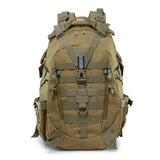 40L Tactical Camping Backpack Waterproof Molle Khaki Backpacks - Tophatter Daily Deals