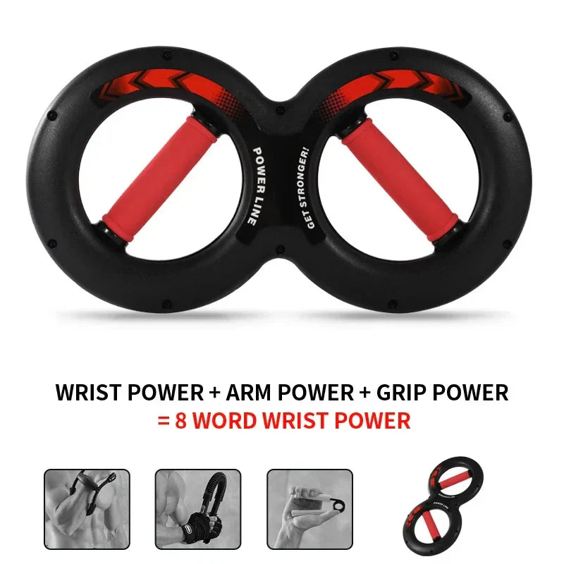 20KG 8-Word Hand Grip Strength Trainer Black Fitness - Tophatter Daily Deals