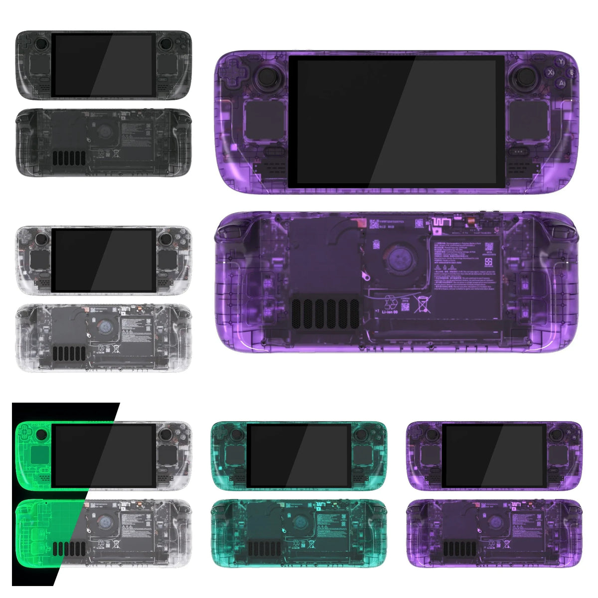 Steam Deck OLED Replacement Housing Kit Clear Shell - Tophatter Daily Deals